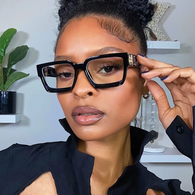 Fashion Brand Reading Glasses Women Overside Square Transparent Optical Glasses  Frames Female Retro Prescription Glasses Clear - AliExpress