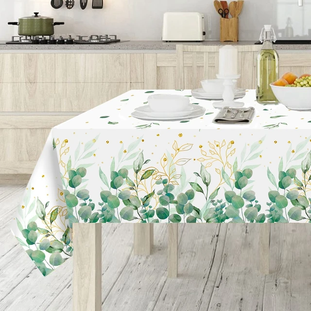 2 Tovaglie Safari Animali - Rettangolari 137x274cm, Verde, Impermeabili, Per Feste E Picnic - Foto 8