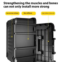 Tools Wide body toolbox Large capacity multi-functional portable plastic portable maintenance electrician set 2