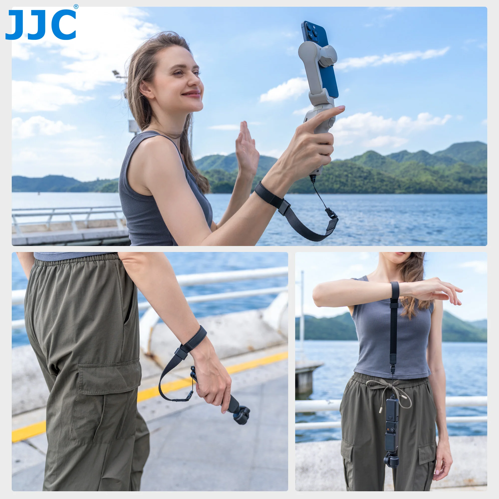 JJC Camera Wrist Hand Strap For DJI Osmo 360 OSMO Pocket