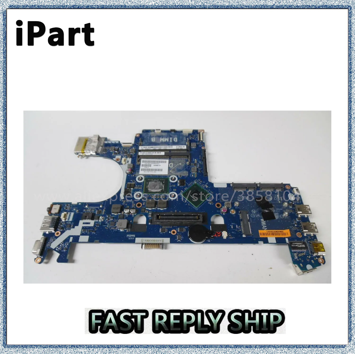 

FOR DELL CN-0H62PP 0H62PP H62PP w i3-2350M CPU QAM00 LA-7731P Latitude E6230 Laptop NoteBook PC Motherboard Mainboard