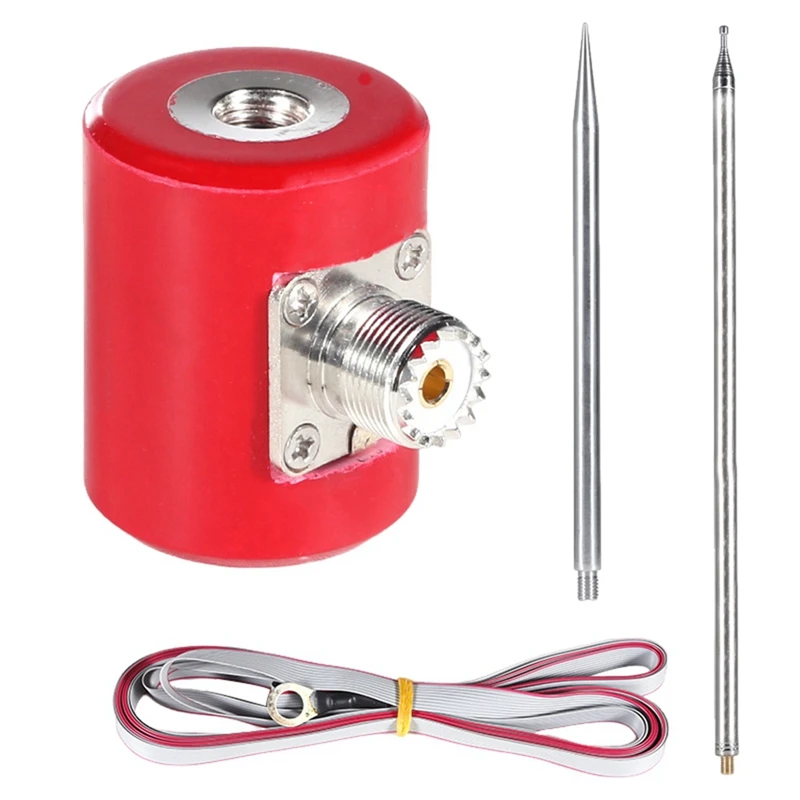 

QRP 5M/16.4FT Antenna 14M-30Mhz 300W HF Antenna Multifunction Portable Stainless Steel 1/4 Wavelength USDX Radio Easy Install