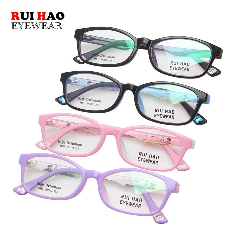 Unisex Kids Glasses Frame Child Myopia Prescription Eyeglasses Amblyopia Spectacle Student Eyeglasses Boy Girl Glasses 5681