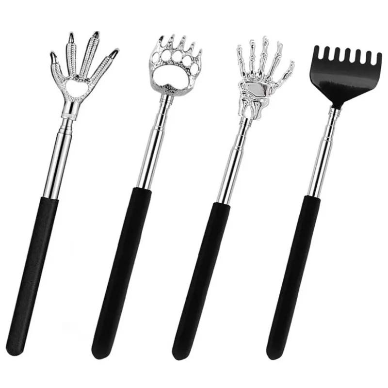 Stainless Steel Telescopic Back Scratcher Retractable Massager Tool for Itch Relief Body Relaxation Self Massage Tool