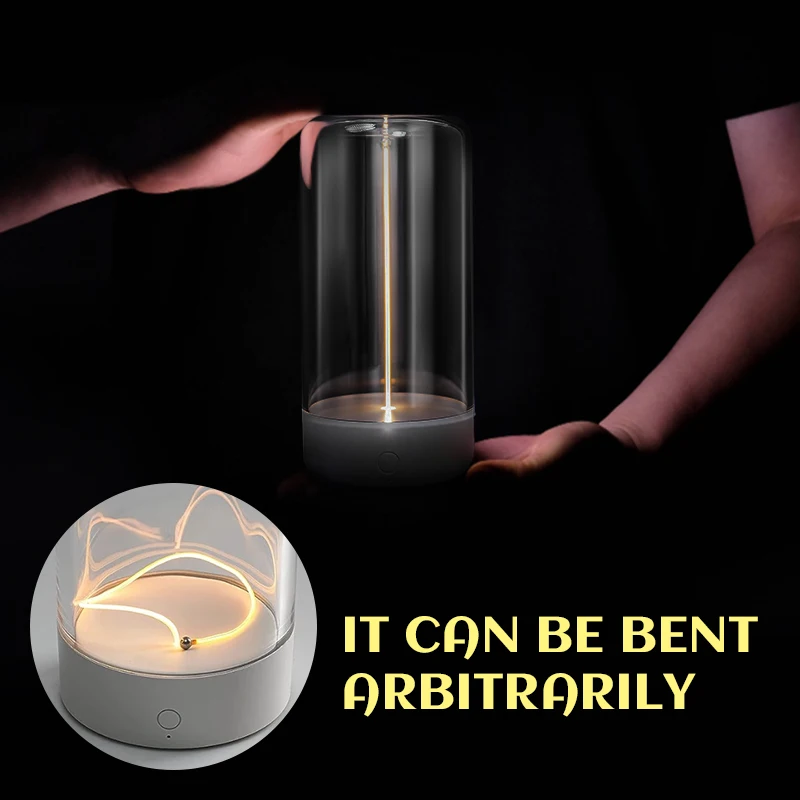 

High-tech Feel Magnetic Desk Lamp Led Anti-Blue Light Portable Camping Lamps Creative Restaurant Bedroom Atmosphere Night Lights