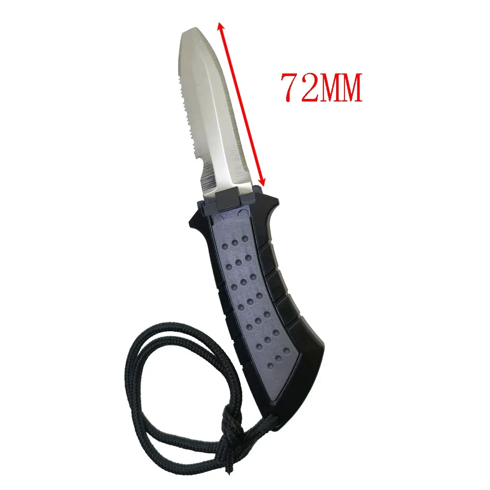 420 Stainless Steel Scuba Diving Boating Low Volume Stainless Steel Blunt Tip BCD Knife BC Point Knife 3