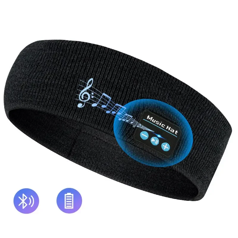 

Wireless Bluetooth Headband Headscarf Thin Comfortable Music Phone Eye Mask Sleeping Headphone for Side Sleeper Sports Earphone