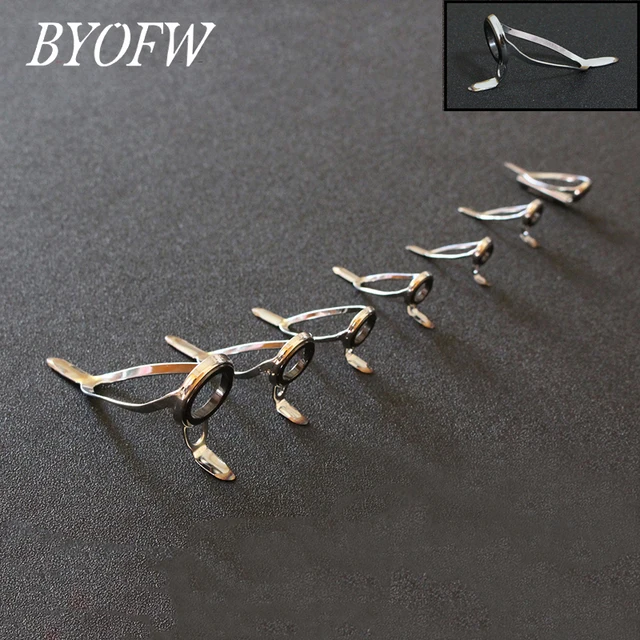 BYOFW 스테인레스 스틸 세라믹 보트 아이 라인 링, 낚싯대 가이드 폴, 건물 수리 DIY 교체 액세서리, 7 개/봉지 추천