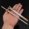 22cm Ancient Famous Sword Weapon Periphery Game Medal Model Samurai Halloween Collection Decorative Ornament Crafts Toys for Boy 6