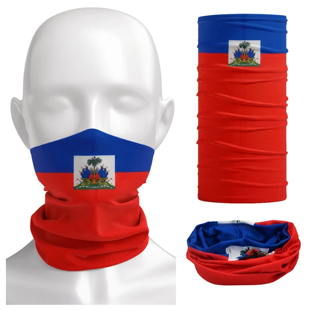 Haiti National Flag Bandana Outdoor Headband Running Cycling Scarf Women  Neck Gaiter Cover Breathabler Fishing Face Mask for Men - AliExpress