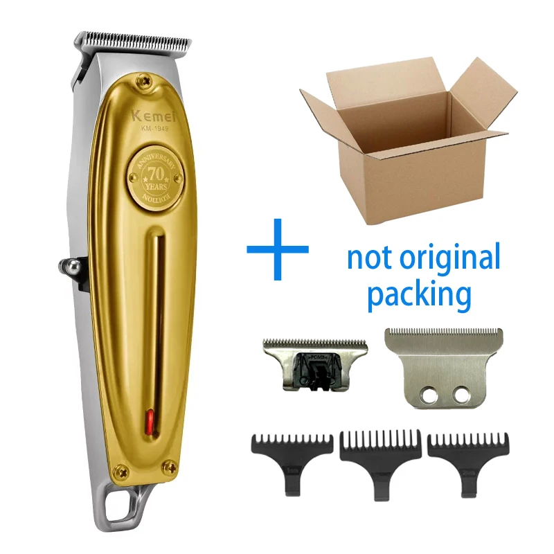 Kemei 1949 All-Metal Hair Trimmer Professional Clipper Rechargeable Men Electric Beard Shaver Hair Cutting Machine For Barber hair clipper hair trimmer