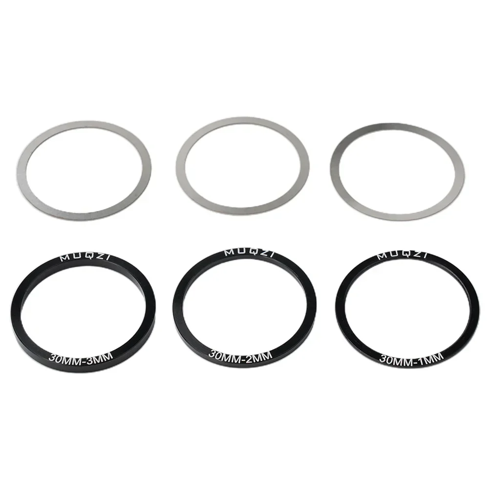Bicycle bottom bracket washer Bike Gasket Bottom Bracket Washer 30mm Crankset Shim Stainless Steel Washer 24mm 29mm For BB86/91/92/BB30/PF30