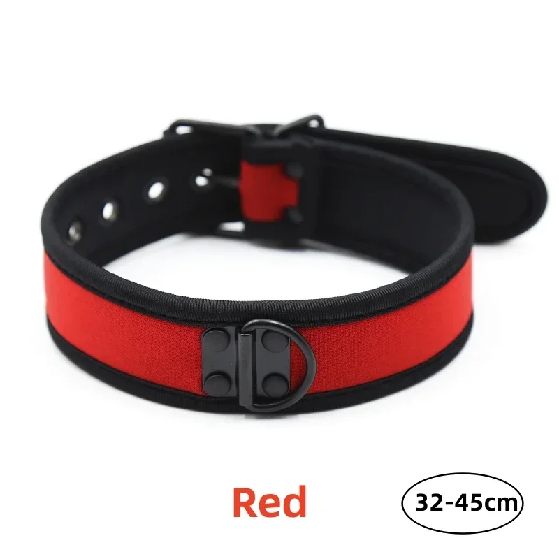 Exotic Accessories Dog Slave Bondage Neoprene Necklace Fetish Puppy Play Collar Punk Harness Flirting Sexy Products For Couples