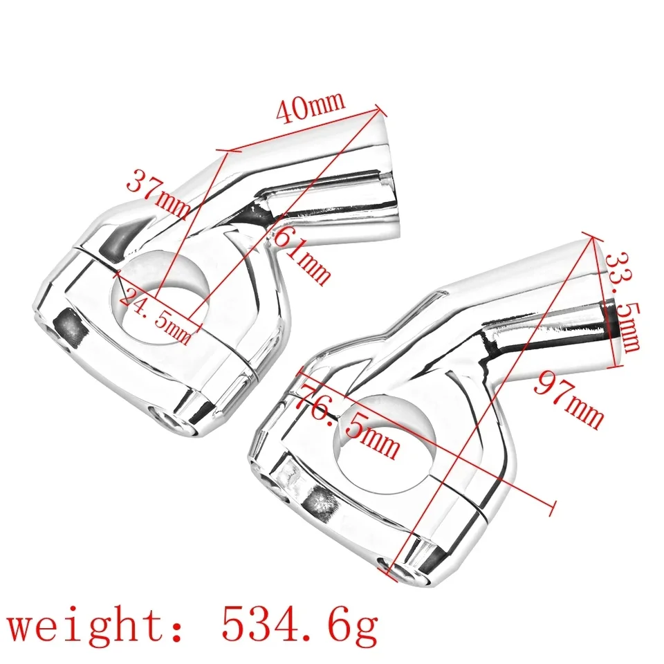 Handlebar Riser Clamp Adapter Sleeve 1 Inch To 1-1/4 Inch