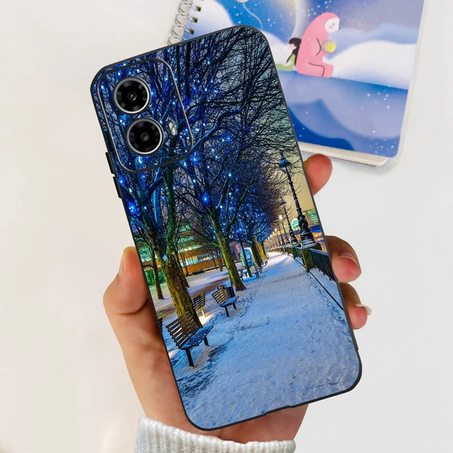Cute Love Pattern Soft Silicone Phone Case - Stylish & Durable Back Cover
