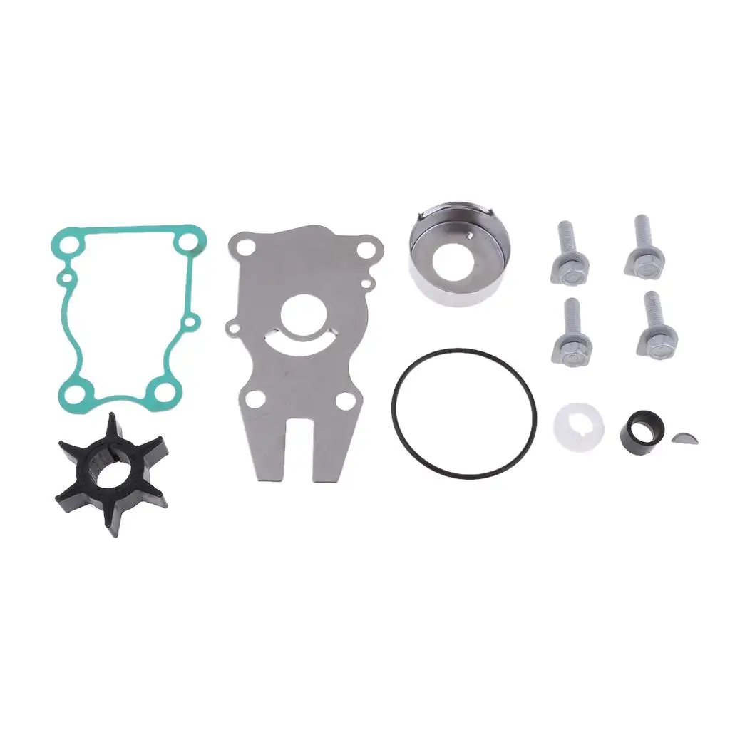 Marine Girante Della Pompa Acqua Kit Di Riparazione Motore Fuoribordo Per Yamaha 63D-W0078-01 40 50 60 Hp F40 F50 F60 Girante Della Pompa Dell'Acqua K