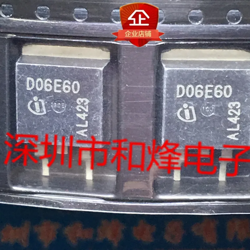 

30pcs original new IDB06E60 D06E60 TO-263 600V 6A