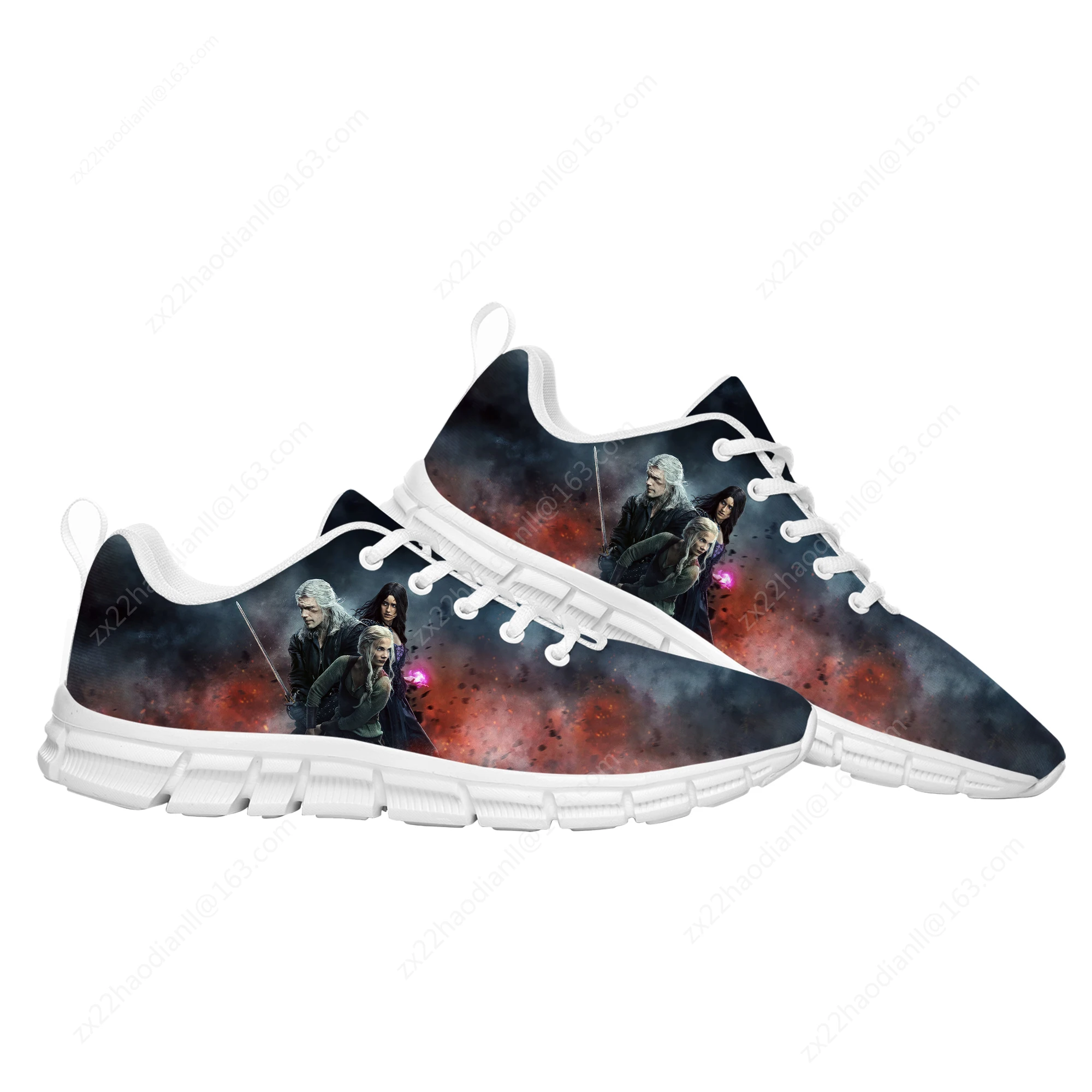 The-Witcher Sports Shoes Mens Womens Teenager Kids Children Sneakers High Quality Symbol Wolf Casual Sneaker Couple Custom Shoes