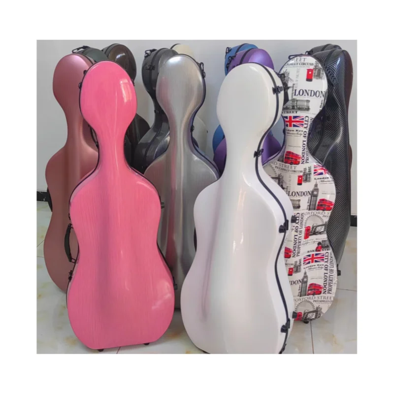 Carbon Fiber Cello Case Wheels, High Quality, 1/2 Size