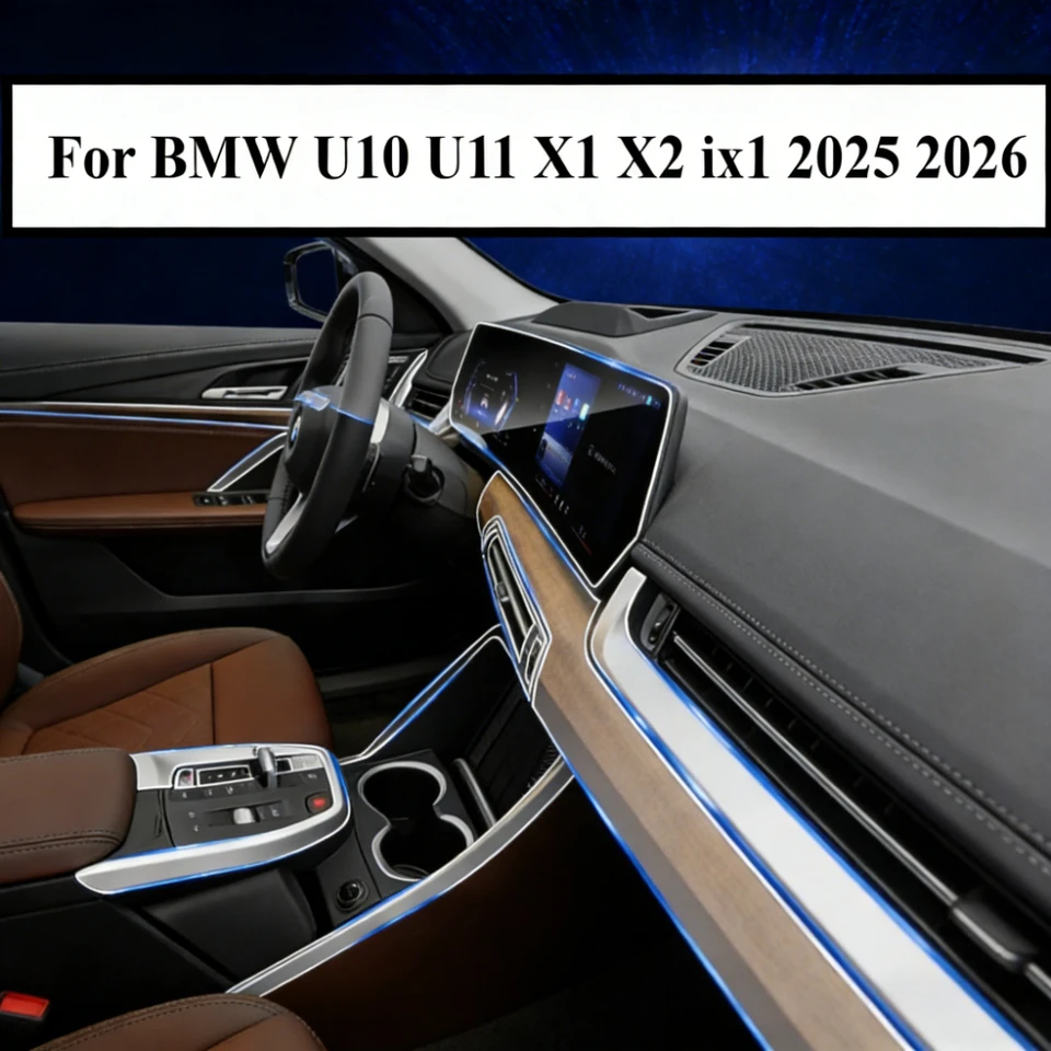 Voor BMW U10 U11 X1 IX1 2023 Auto GPS Navigatie Beschermfolie LCD Scherm Beschermer Van Gehard Glas Anti Kras Filmbevestigingdashboard Accessor