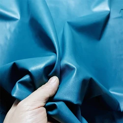 Ultra - Thin Blue - Green Sheepskin Leather Fabric - Premium Handmade Material - 20x20cm (Blue - Green)