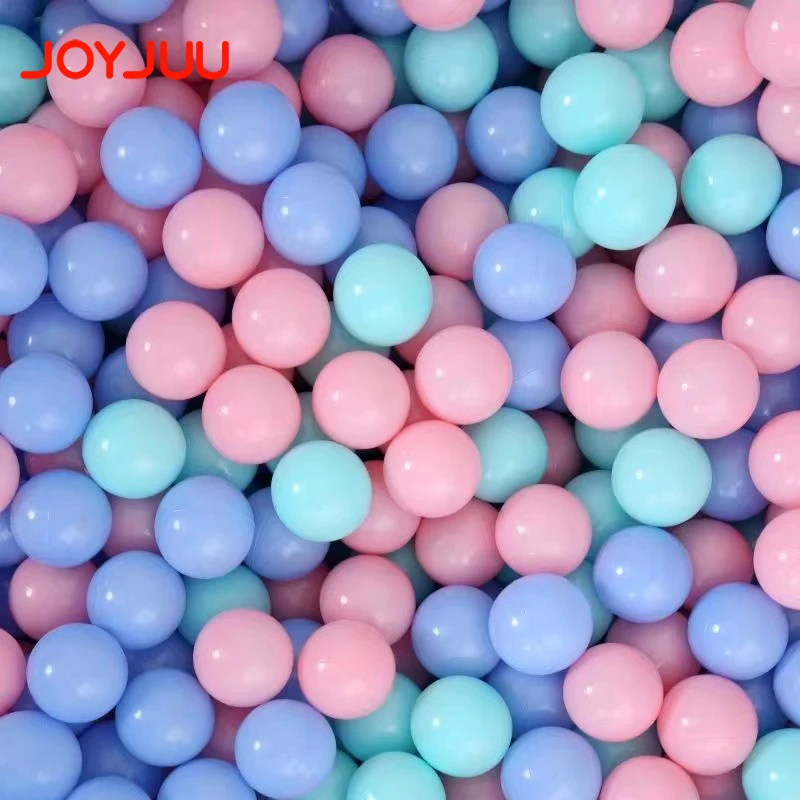 Colors Plastic Balls for Baby Water Pool Ocean Wave Kids Swim Ball Pit with Basketball Play House Outdoors Tents Toy 5.5CM100pcs 3