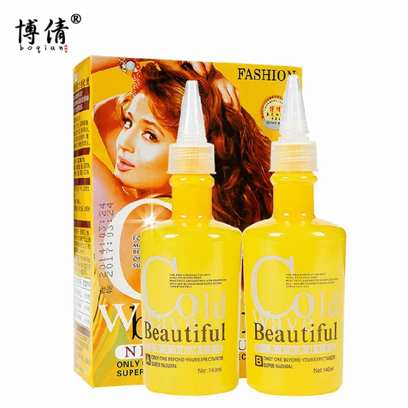 140ML Permanent Perm Cream Liquid Curly Cold Wave Hair Lotion Not Hurt Perming Water Wavy Hair Pear Head Texture