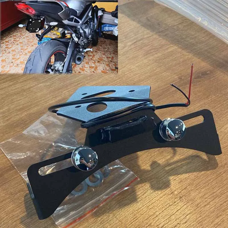 Staffa Porta Targa Con Luce Led Per Triumph Daytona 600 675 675R 750 900 955I 1000 1200 Street Triple Rs 765