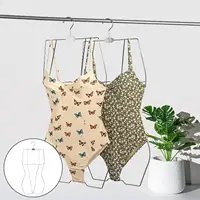 Body Shape Bikini Swimsuit Hanger Dress Lingerie Wardrobe Organizer Rack 2