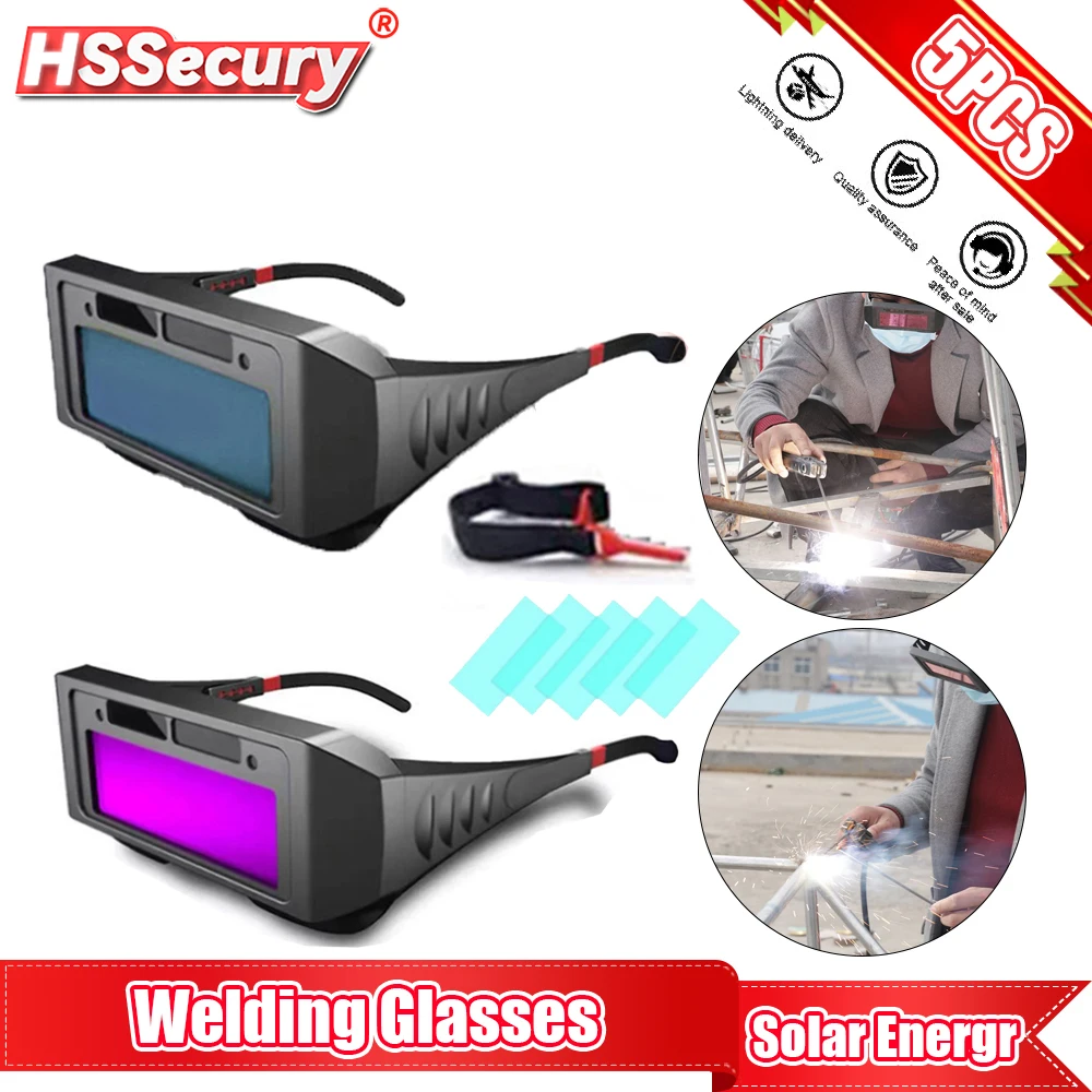 Automatic Dimming Welding Glasses Argon Arc Welding Solar Goggles