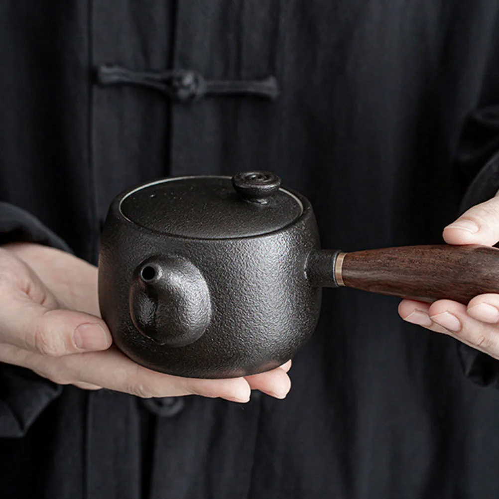 

Ceramic Tea Set Teapot Hand-Painted for Home Kung Fu Smooth Surface Teaware Decor