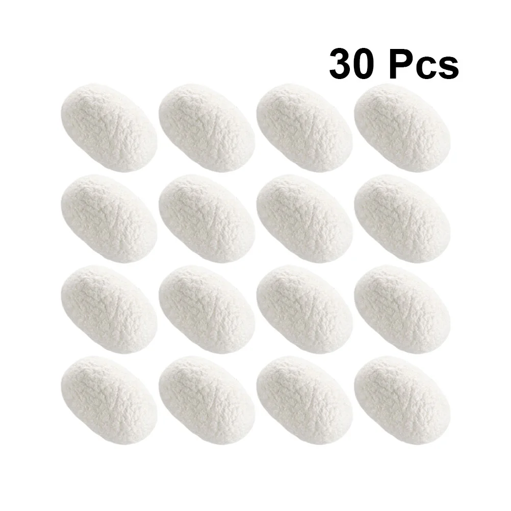 

30pcs Face Silkworm Silk Cocoons for Face Facial Cleanser Balls Balls Facial Skin Care Silk Cut Cocoons