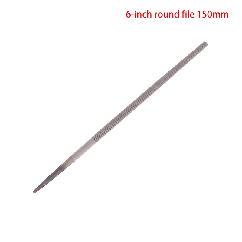 6Inch Alloy Steel Files Set Flat/Round/Half Round/Triangle/Square For Metalworking Woodworking Steel Rasp File Flat
