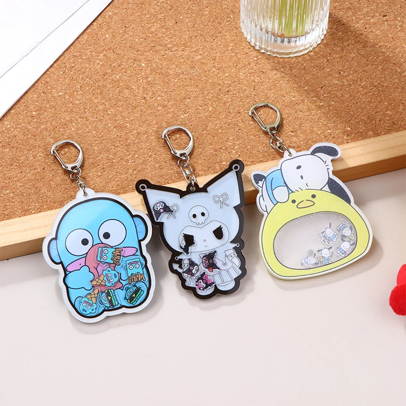 

Kawaii Sanrio мультфильм цыпленок понравико акриловый брелок симпатичное выражение брелок для ключей сумка Подвеска Аниме аксессуары искусственный подарок для детей