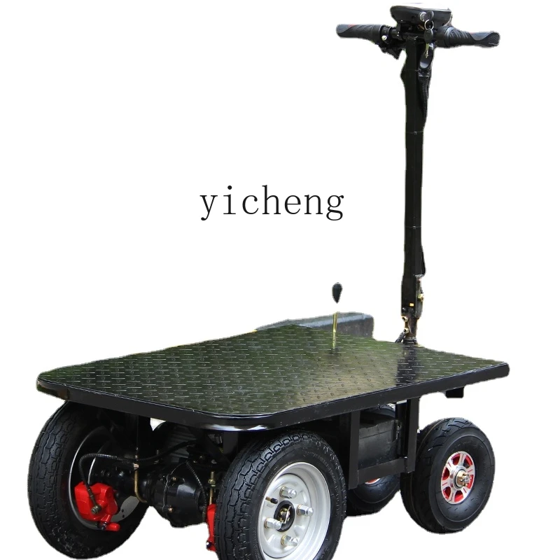 Inverted Donkey Electric Flat Truck Truck Warehouse Cargo Turnover Trolley yicha 2 ton all electric handling truck spot hydraulic warehouse pallet accompanying electric forklift