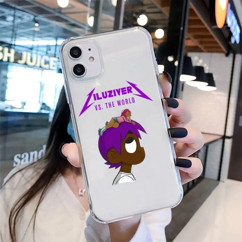 Lil Uzi Vert Eternal Atake Cartoon Clear Silicone Phone Case Cover