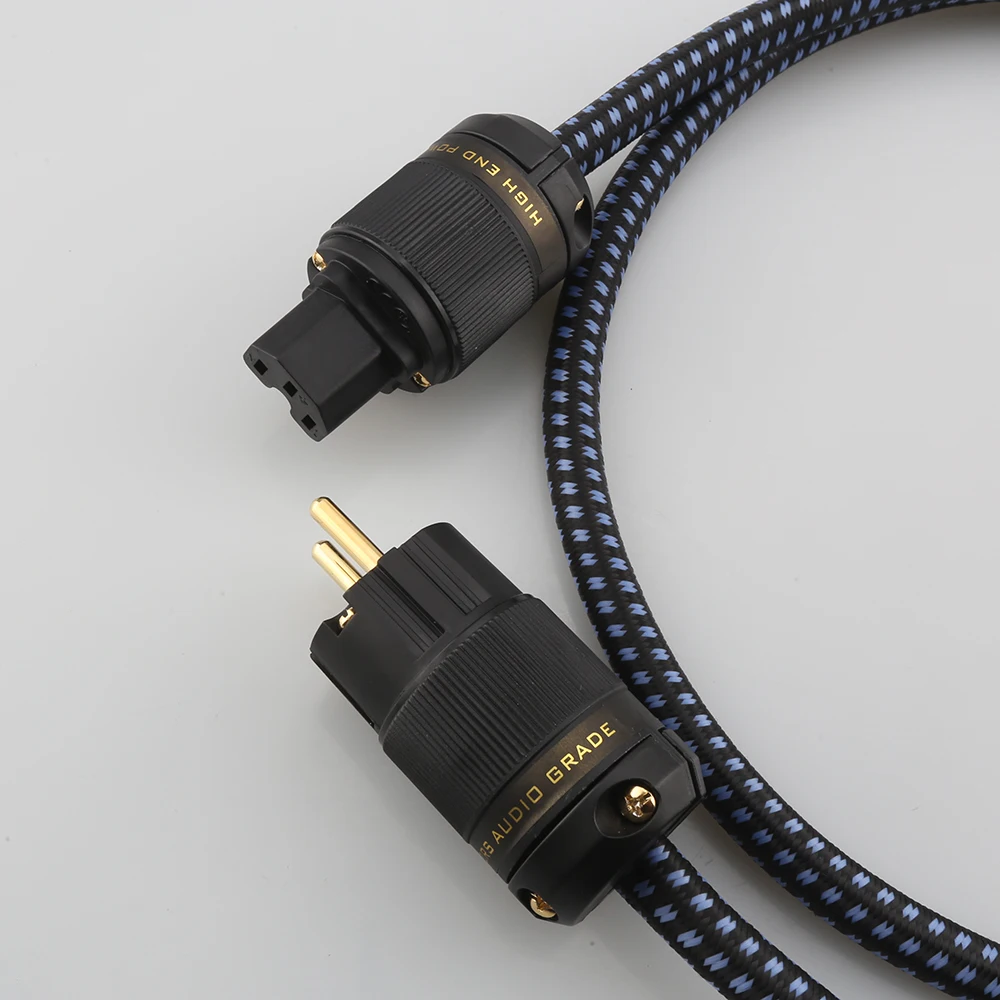 P25 Audiocrast OFC  Ʈ Schuko  ڵ ̺ HIFI EU ÷ AC  ̺ CD Ʃ   Audiophile