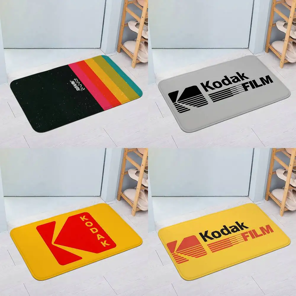 K-Kodak F-필름 카메라 바닥 매트 홈 세탁실 러그 카펫 거실 장식 라운지 공간 미끄럼 방지 발 매트 입구 도어 매트