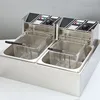 Commercial Desktop Stainless Steel Fryer, Western Kitchen French Fries Machine, Fried Chicken Frying Furnace And Electric Frying 6