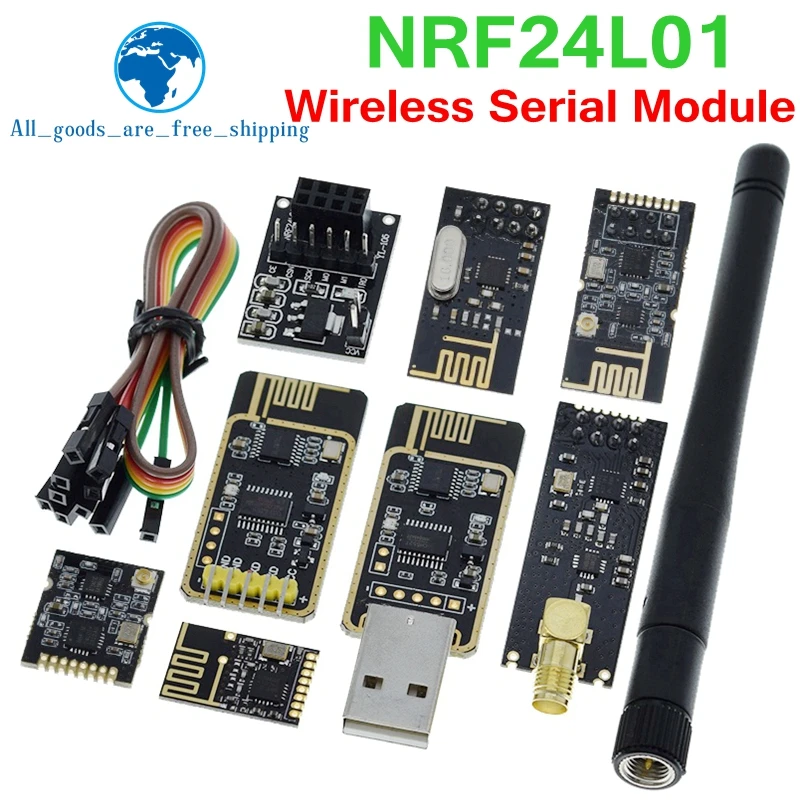 Mini NRF24L01 + Modulo Ricetrasmettitore Wireless SMD Un 2,4 GHz - Foto 4