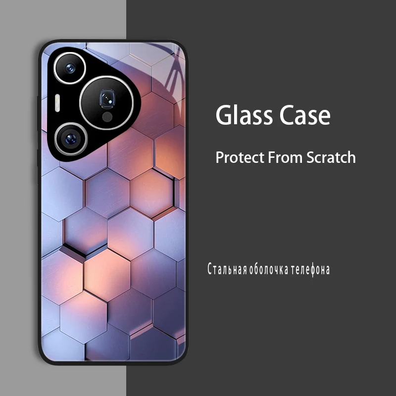 Enhanced Shockproof Tempered Glass Case Cover for Huawei Pura 70 Series