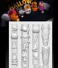 1pc Christmas Halloween Pumpkin Spider Christmas  3D Acrylic Mold   Nail Art Decorations  Nails DIY Design Silicone  Nails  Mold 3