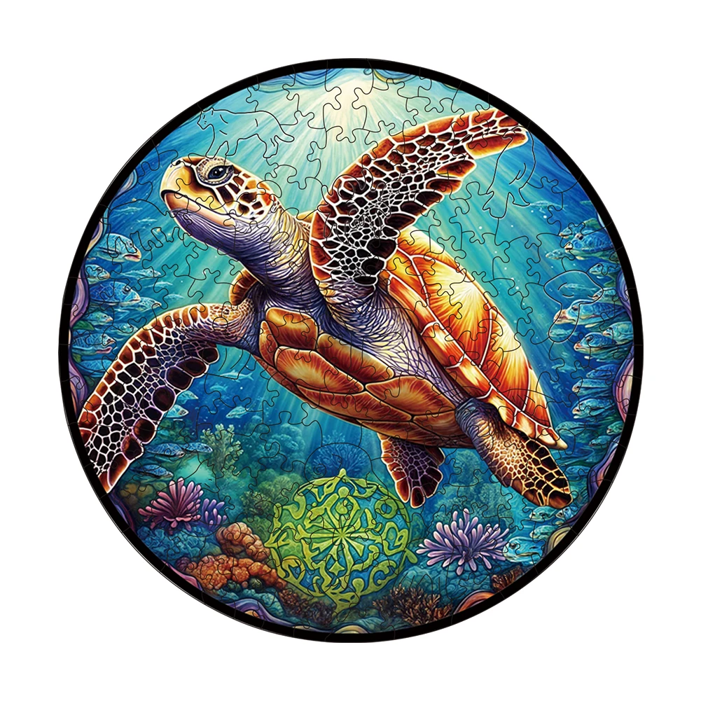 Wooden Jigsaw Puzzles Adults Wooden Animal Puzzle DIY Crafts For Kid Brain Trainer Jigsaw Puzzle Hell Difficulty Family Interactive Game