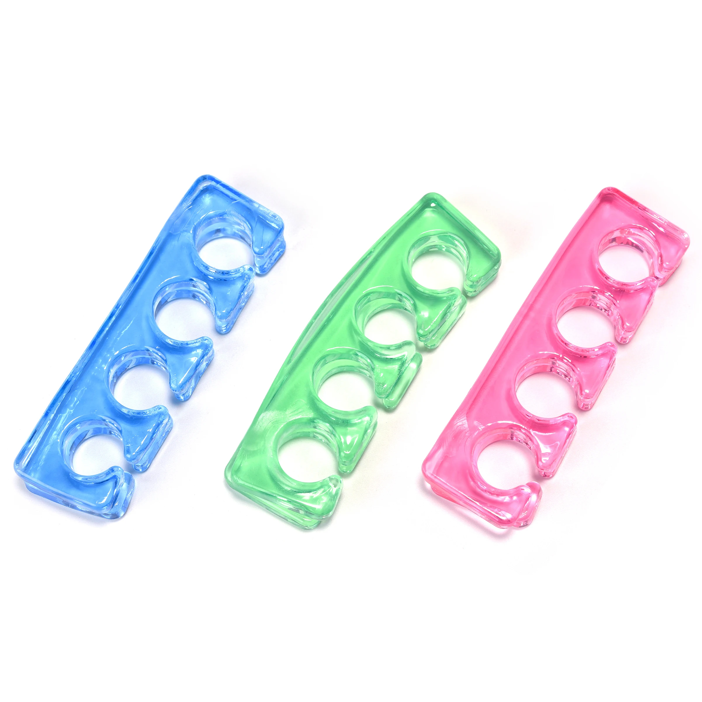 2Pcs Soft Silicone Finger Toe Separator Fixation 4 Colors Feet Care Nail Tools Manicure Pedicure Foot Braces Support Beauty Tool