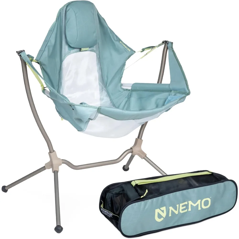 

Stargaze Reclining Camp Chair | Luxury Recliner for Maximum Camping Comfort and Stargazing (2024), Silt/Citron