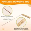 Copper Dowsing Rods Kit For Divination Tool - Natural Wooden Handles Divining Rods 6