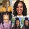Rebecca Brazilian Remy Hair Afro kinky Curly Bulk Human Hair For Braiding 1 Bundle 50g/pc Natural Color Braids No Weft
