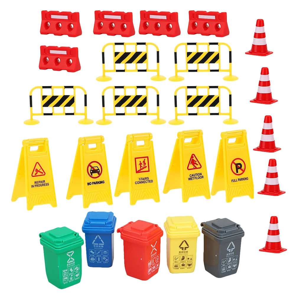 The Sign Transportation Toy Model Child Children’s Toys Street Road Plastic Traffic