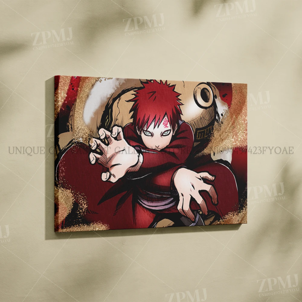Anime Wall Art: Uchiha Madara Canvas Painting - Japanese Style Home Decor
