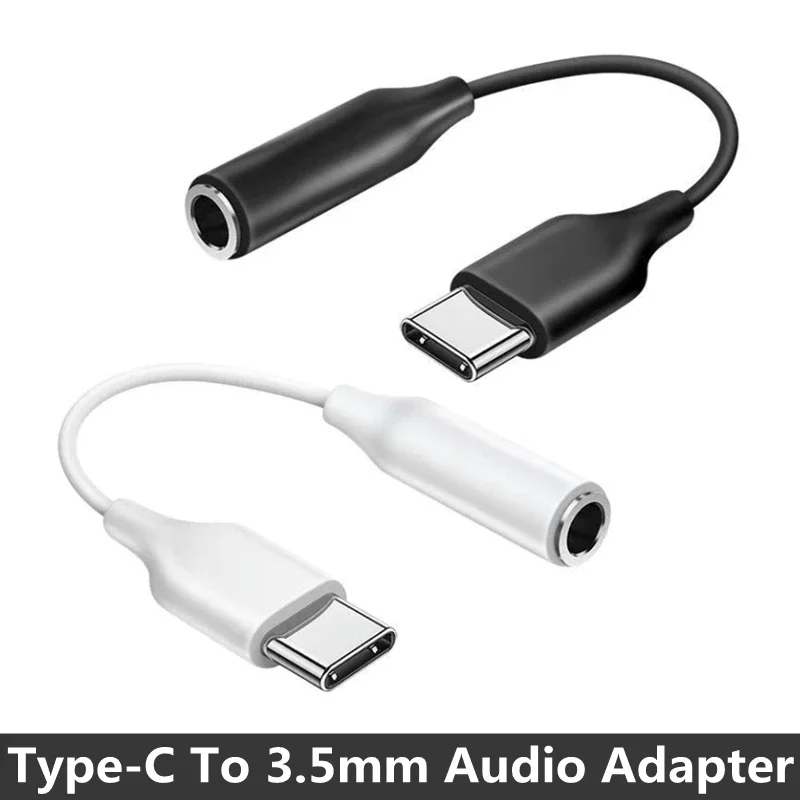 Adaptateur USB-C mâle/ jack 3,5 mm fem. 0,13 m - noir